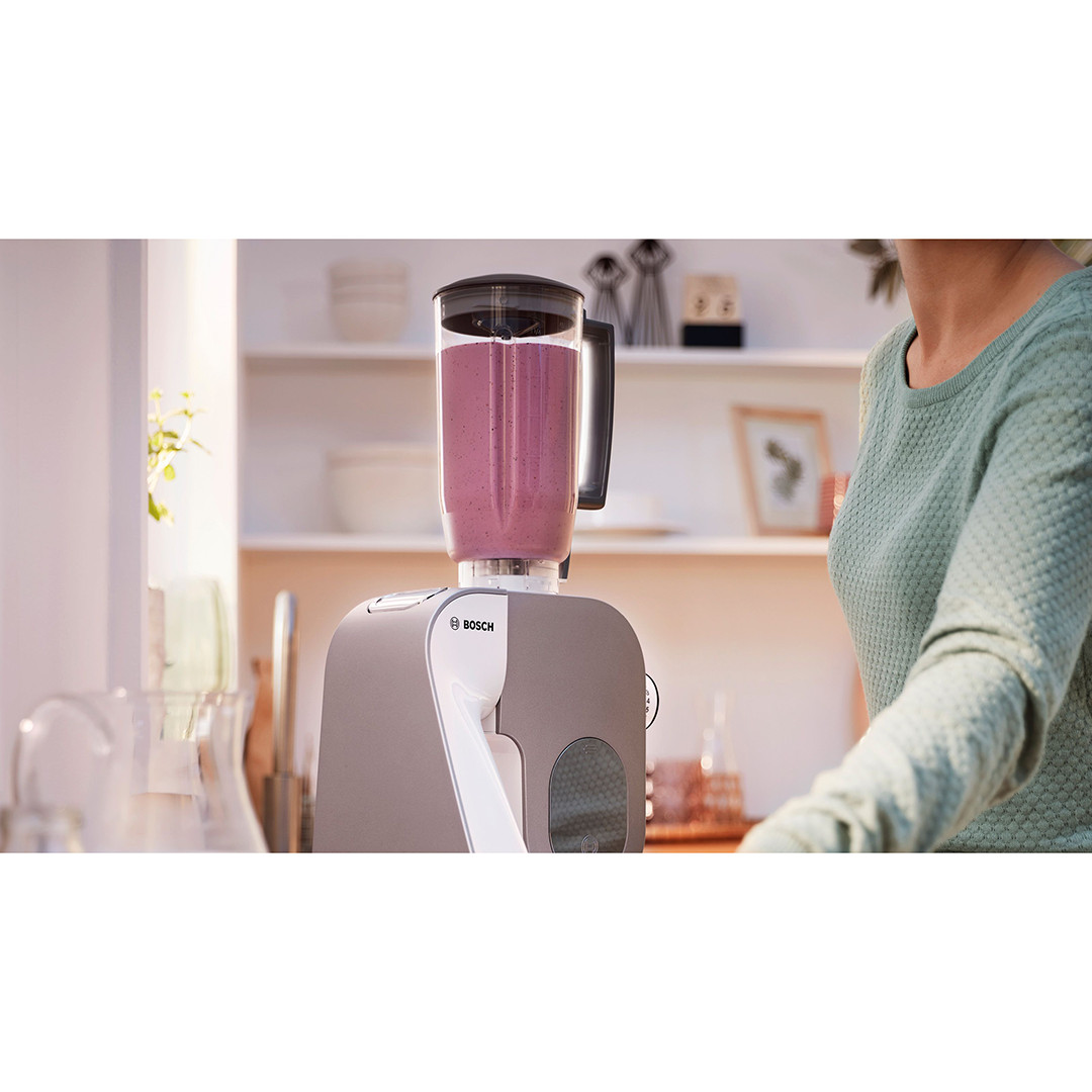 Bosch MUM 5, Series 4, 1000 W, baltas/bronzinis - Virtuvinis kombainas