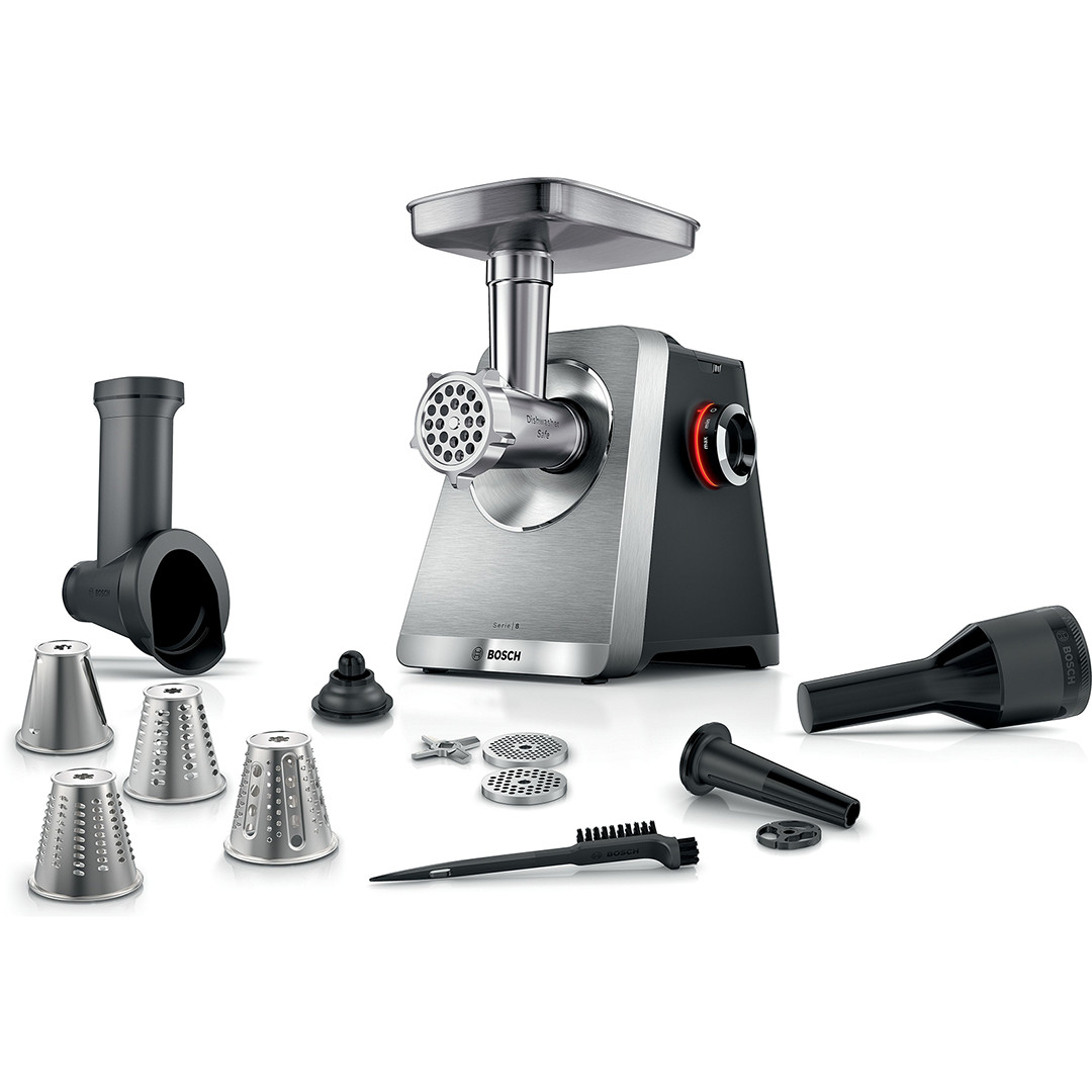 Bosch MultiPower, Series 8, juoda/nerūdijančio plieno - Mėsmalė