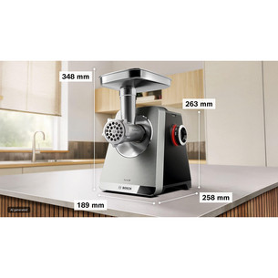 Bosch MultiPower, Series 8, juoda/nerūdijančio plieno - Mėsmalė
