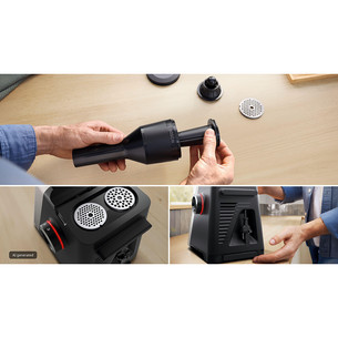 Bosch MultiPower, Series 8, juoda/nerūdijančio plieno - Mėsmalė