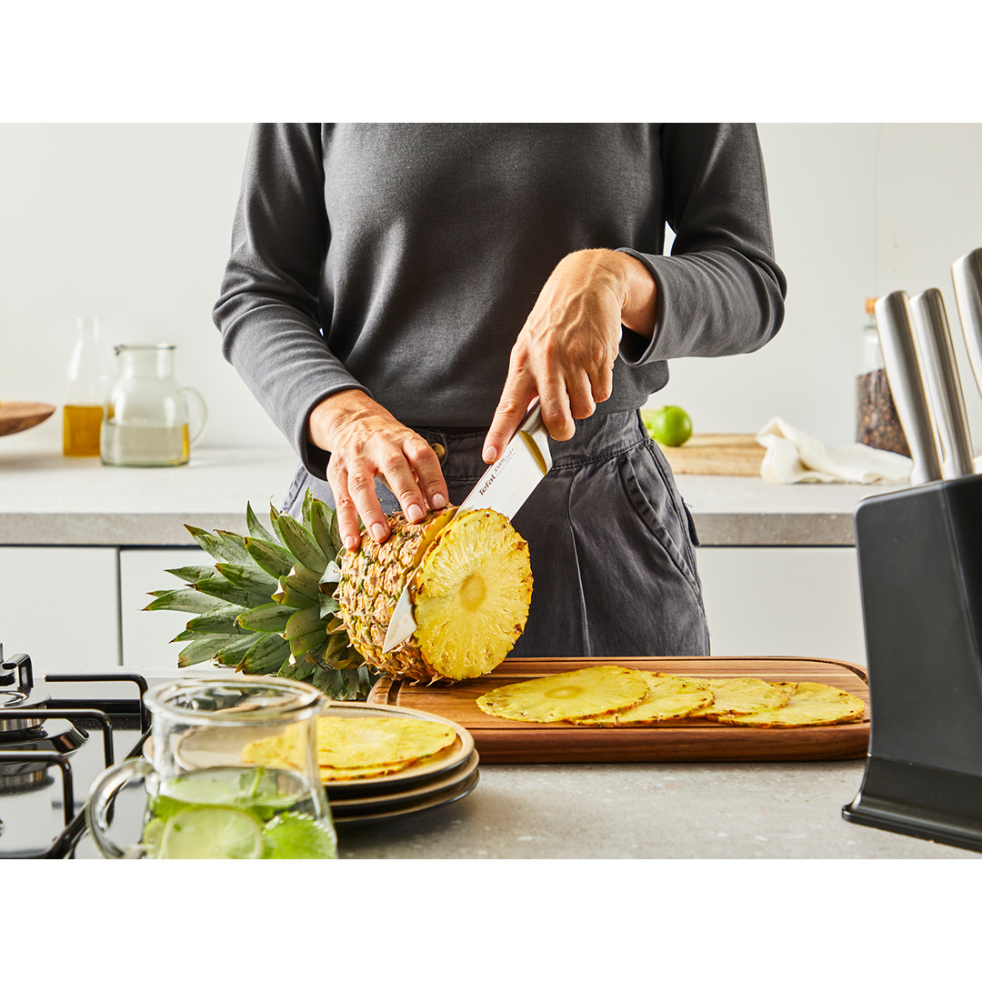 Tefal EverSharp, 6-piece set, stainless steel - Knife set & block