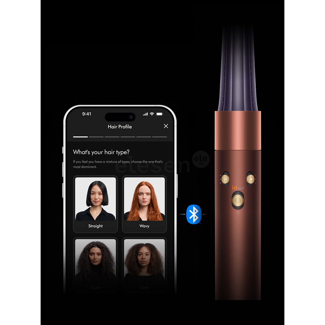 Dyson Airwrap i.d.™, Bluetooth®, 1300 Вт, Straight+Wavy, фиолетовый/медный - Стайлер для волос