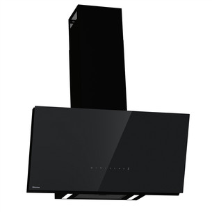 Hisense, 767 m³/h, width 89.5 cm, black - Cooker hood