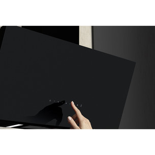Hisense, 767 m³/h, width 89.5 cm, black - Cooker hood