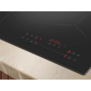 Electrolux 600 XT Bridge, plotis 60 cm, juoda - Įmontuojama indukcinė kaitlentė su gartraukiu