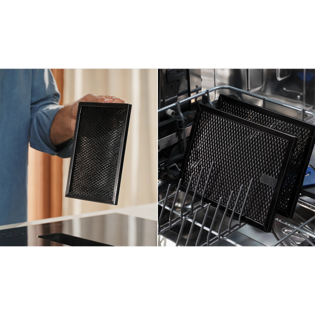Electrolux 600 XT Bridge, plotis 60 cm, juoda - Įmontuojama indukcinė kaitlentė su gartraukiu