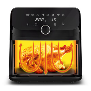 Tefal Easy Fry Mega, 7,5 l, 2020 W, juoda - Karšto oro gruzdintuvė