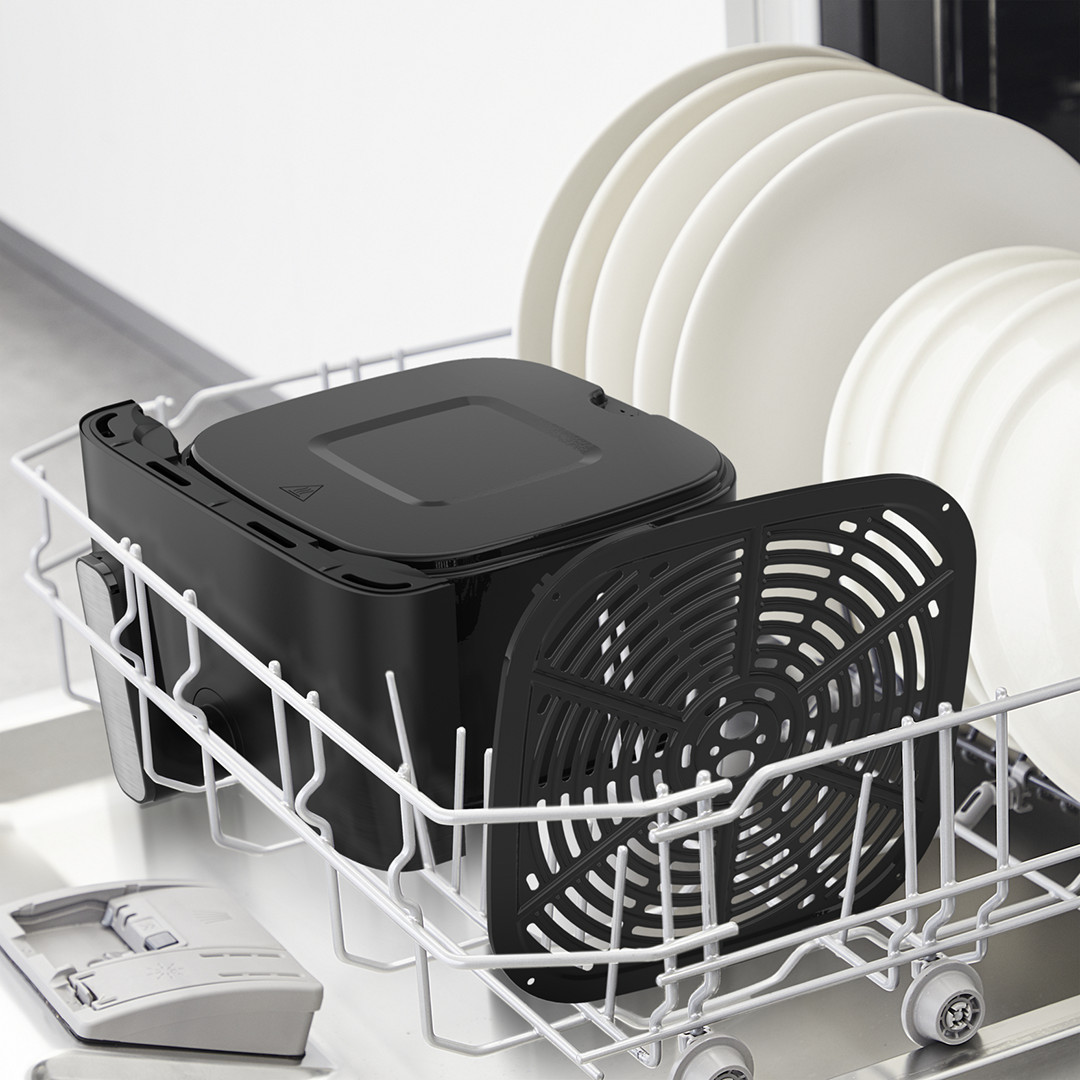 Tefal Easy Fry Mega, 7,5 l, 2020 W, juoda - Karšto oro gruzdintuvė
