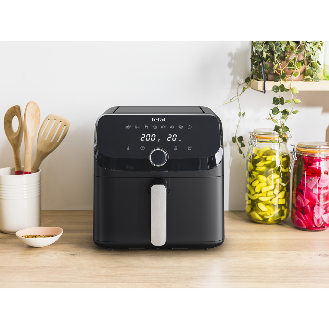 Tefal Easy Fry Mega, 7,5 l, 2020 W, juoda - Karšto oro gruzdintuvė