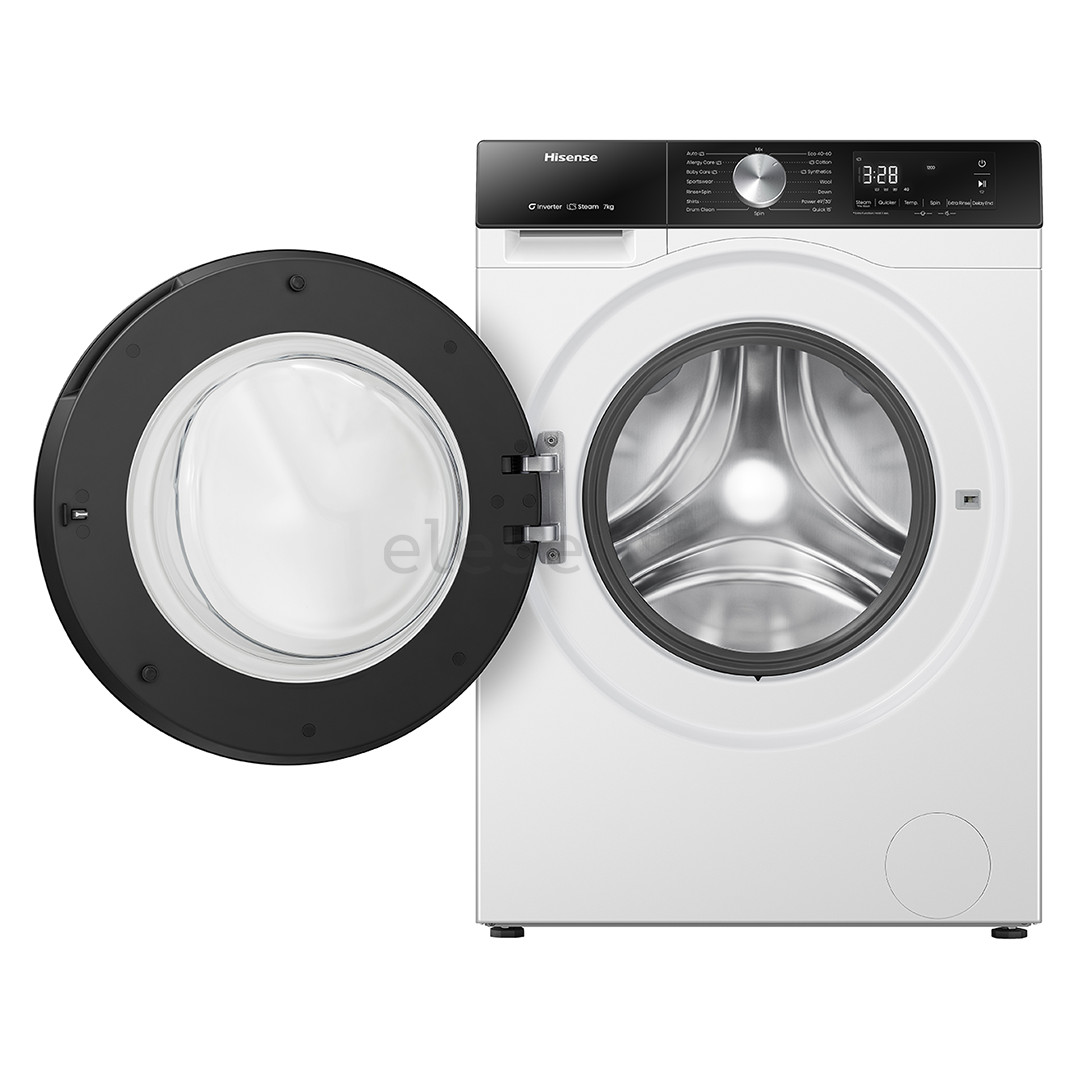 Hisense, 7 kg, gylis 43,5 cm, 1200 aps./min. - Skalbimo mašina