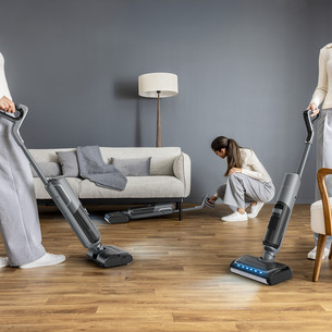 Tefal X-Clean 7 Pro, Wet & Dry, juodas/tamsiai pilkas - Belaidis siurblys kietoms grindims