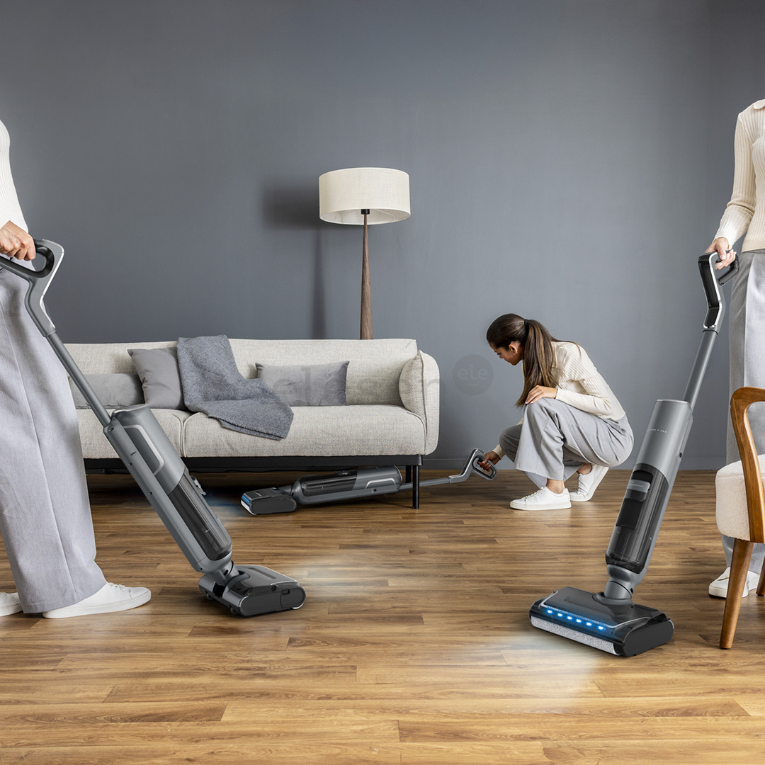 Tefal X-Clean 7 Pro, Wet & Dry, juodas/tamsiai pilkas - Belaidis siurblys kietoms grindims