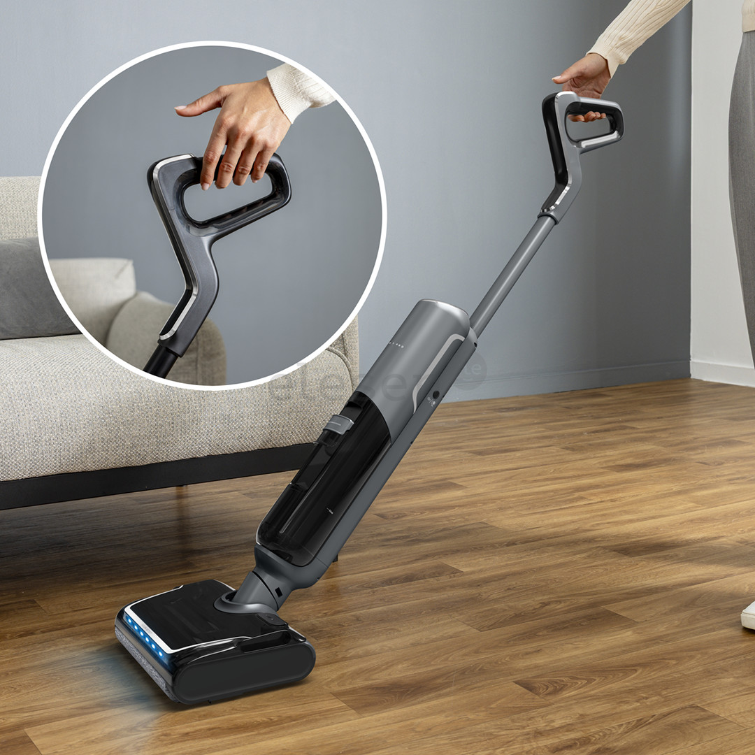 Tefal X-Clean 7 Pro, Wet & Dry, juodas/tamsiai pilkas - Belaidis siurblys kietoms grindims