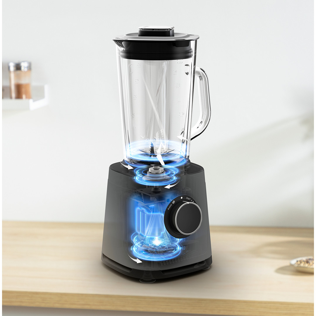 Tefal PerfectMix Essential, 1200 W, tamsiai pilka - Kokteilinė