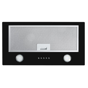 Eleyus, 440 m³/h, width 52 cm, black - Built-in cooker hood