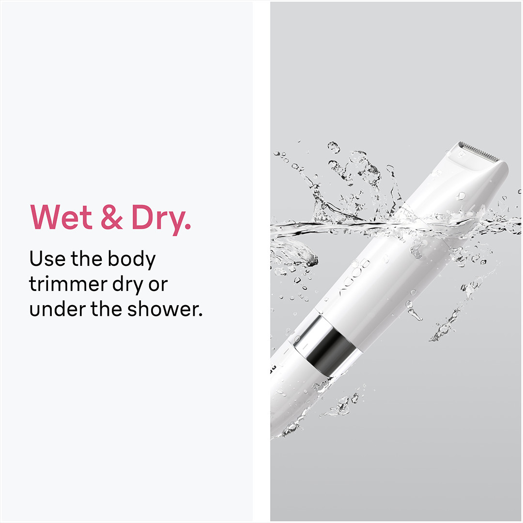 Braun, Wet & Dry, baltas - Mini skustuvas