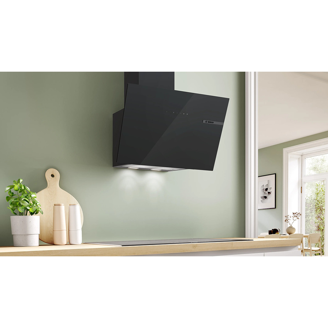 Bosch Series 6, 768 m³/h, width 60 cm, black - Cooker hood