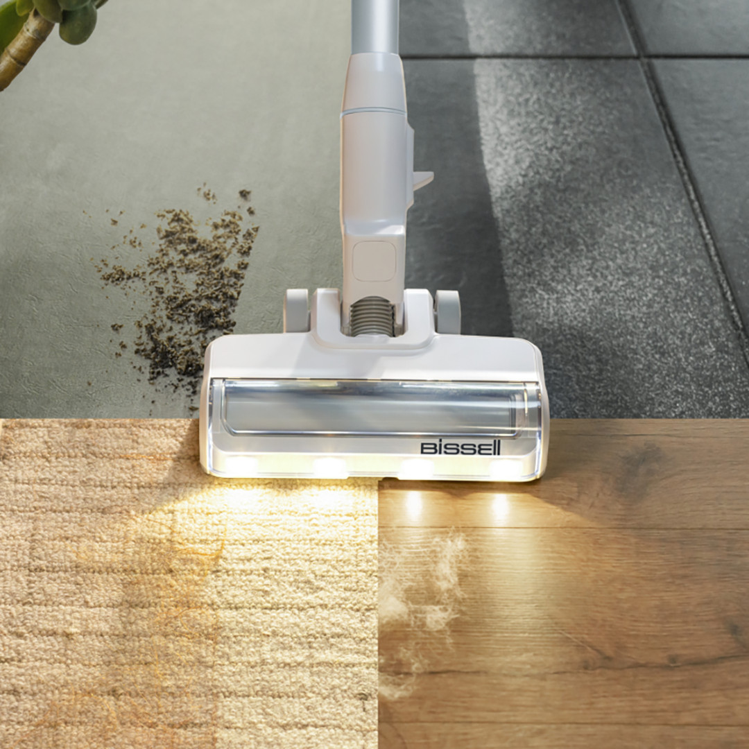 Bissell PowerClean 4264N, baltas/pilkas/sidabro spalvos - Belaidis dulkių siurblys