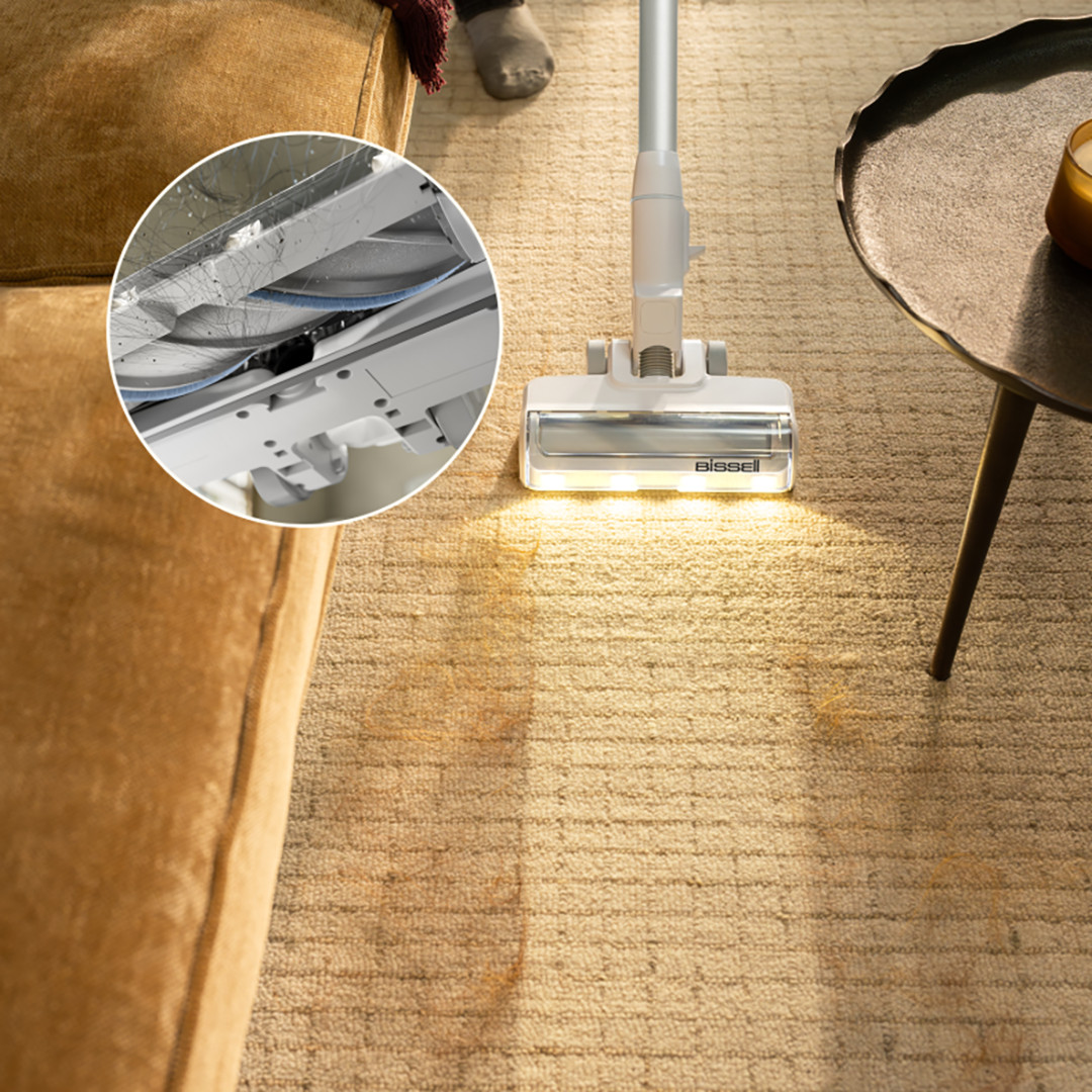 Bissell PowerClean 4264N, baltas/pilkas/sidabro spalvos - Belaidis dulkių siurblys
