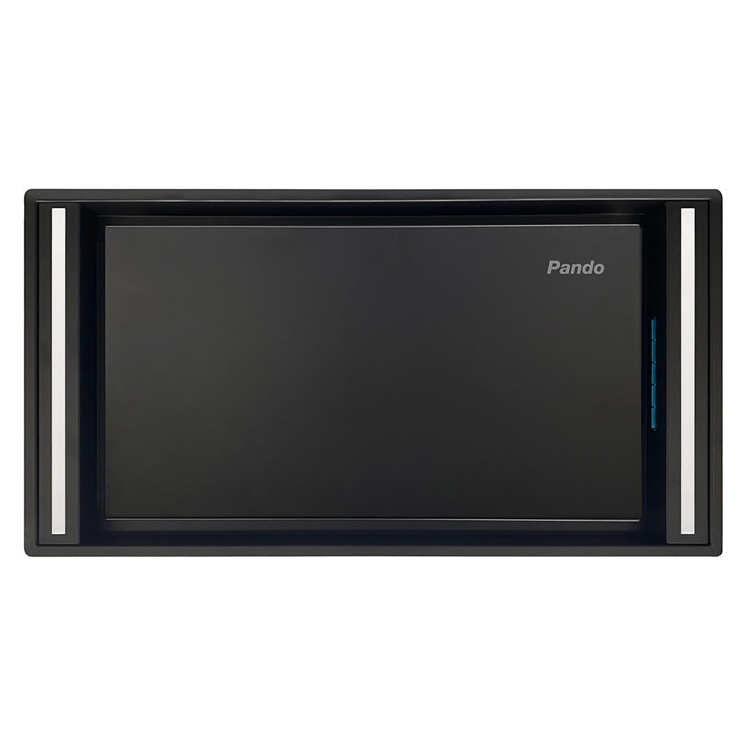 Pando GRX Slim, without motor, width 56 cm, black - Built-in cooker hood