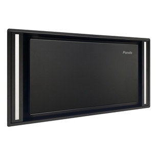 Pando GRX Slim, without motor, width 56 cm, black - Built-in cooker hood