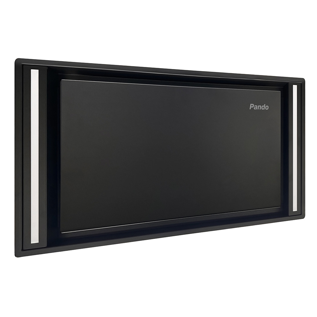 Pando GRX Slim, without motor, width 56 cm, black - Built-in cooker hood