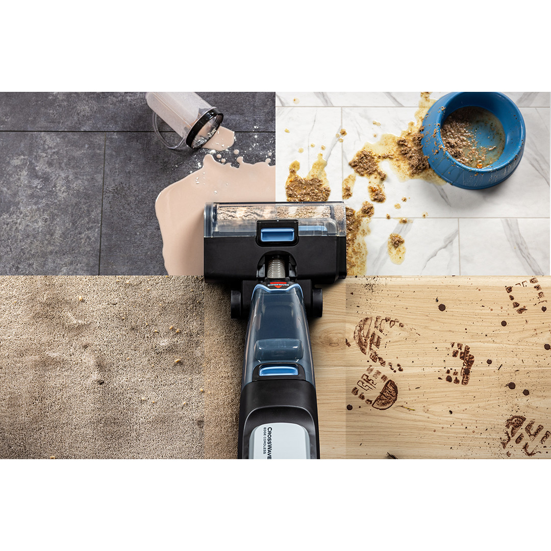 Bissell CrossWave® Edge Select 4328N, Wet & Dry, juodas/baltas/sidabro spalvos - Belaidis dulkių siurblys