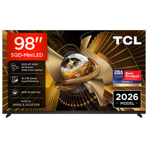 TCL X11L, 98", 4K UHD, SQD Mini LED, rudas - Televizorius 98X11L