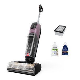 Bissell CrossWave OmniForce EdgeFind Select, розовый/серебристый - Беспроводное устройство для очистки твердых полов 4330N