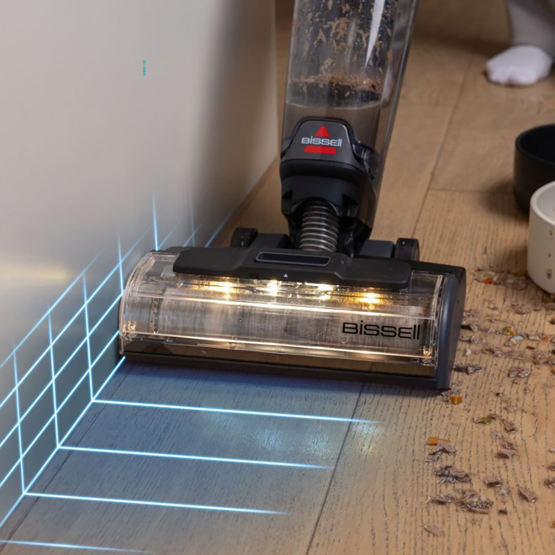 Bissell CrossWave OmniForce EdgeFind Select, розовый/серебристый - Беспроводное устройство для очистки твердых полов