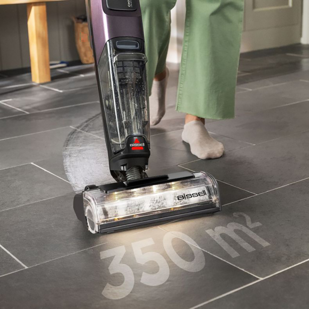 Bissell CrossWave OmniForce EdgeFind Select, розовый/серебристый - Беспроводное устройство для очистки твердых полов