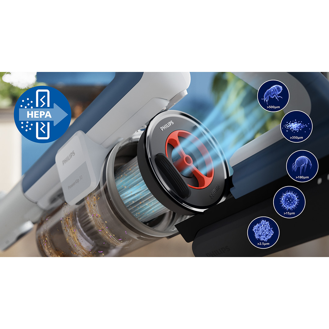Philips PowerUp 30 Aqua Pro - Belaidis dulkių siurblys