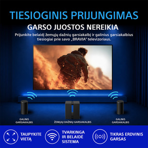 Sony Bravia 6 A65,  55'', 4K UHD, OLED, juodas - Televizorius