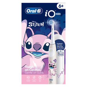 Braun Oral-B iO Kids Disney Stitch Angel, розовый - Электрическая зубная щетка