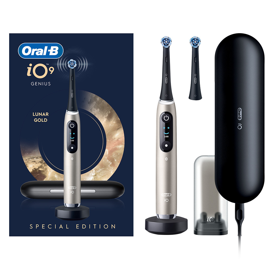 Braun Oral-B iO 9, Lunar Gold, золотистый - Электрическая зубная щетка
