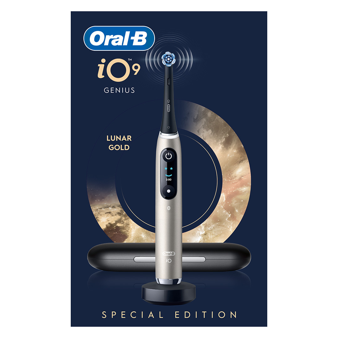 Braun Oral-B iO 9, Lunar Gold, золотистый - Электрическая зубная щетка