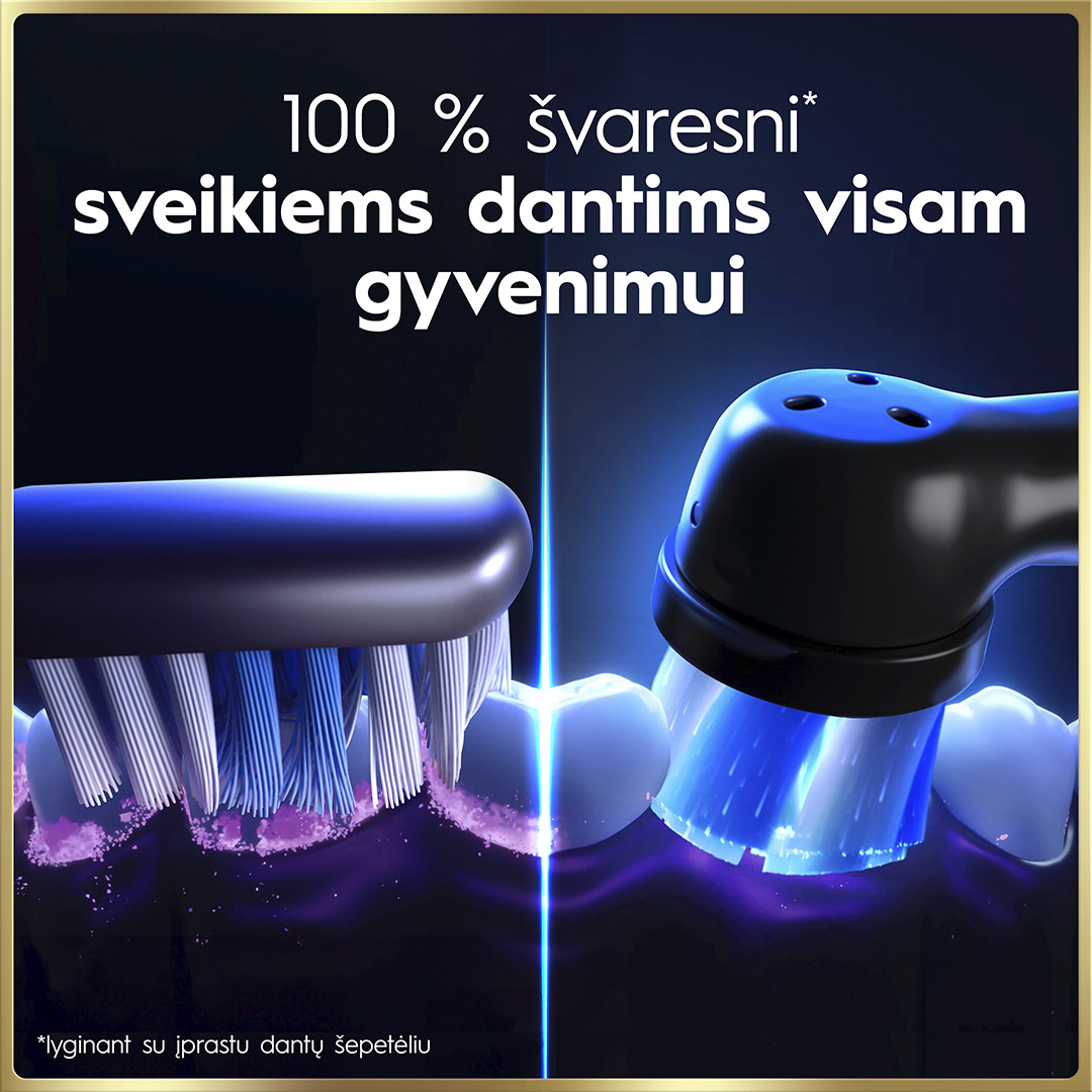 Braun Oral-B iO 9, Lunar Gold, золотистый - Электрическая зубная щетка