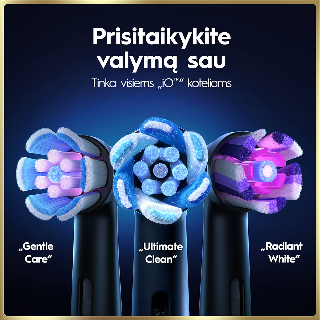 Braun Oral-B iO 9, Lunar Gold, золотистый - Электрическая зубная щетка