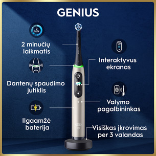 Braun Oral-B iO 9, Lunar Gold, золотистый - Электрическая зубная щетка