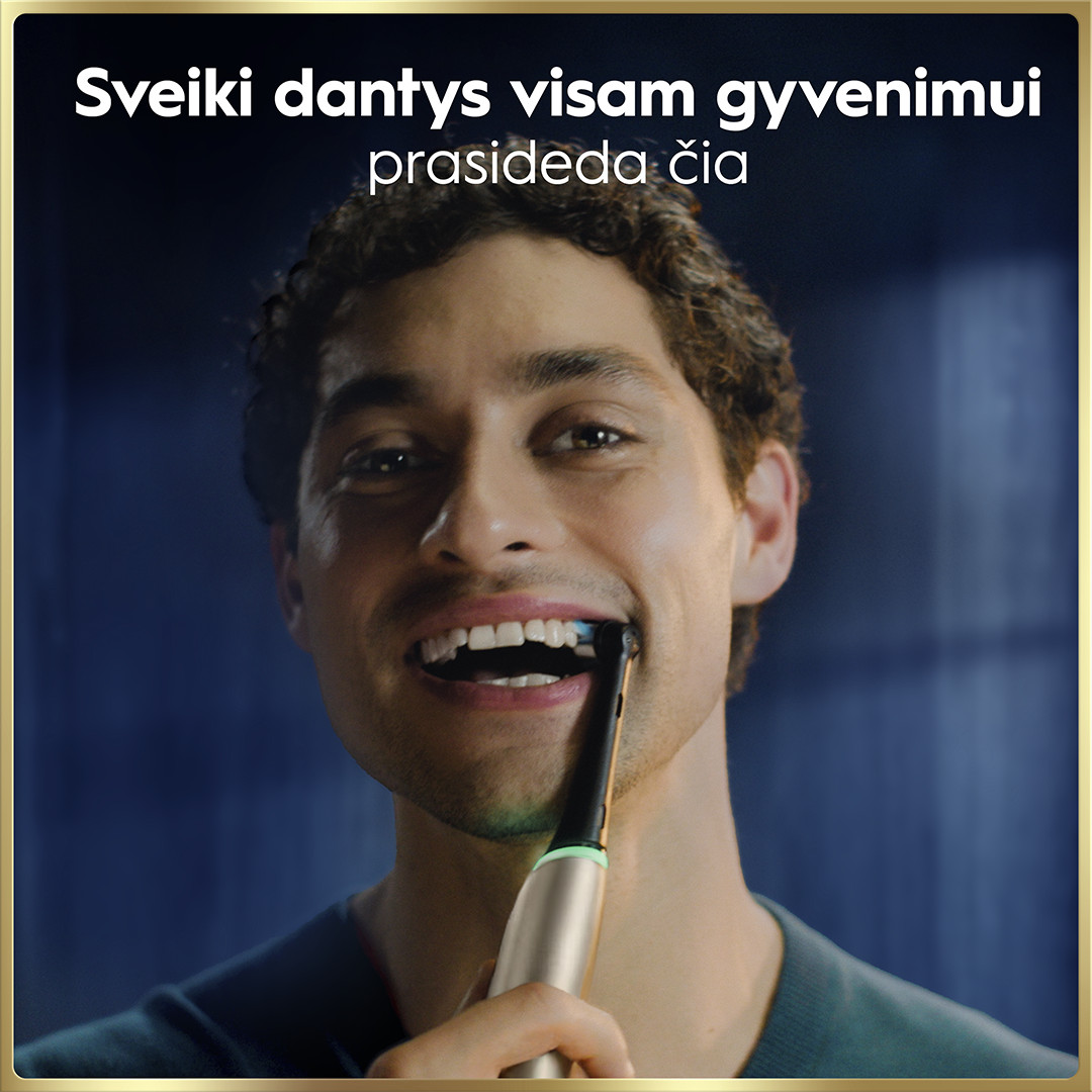 Braun Oral-B iO 9, Lunar Gold, золотистый - Электрическая зубная щетка