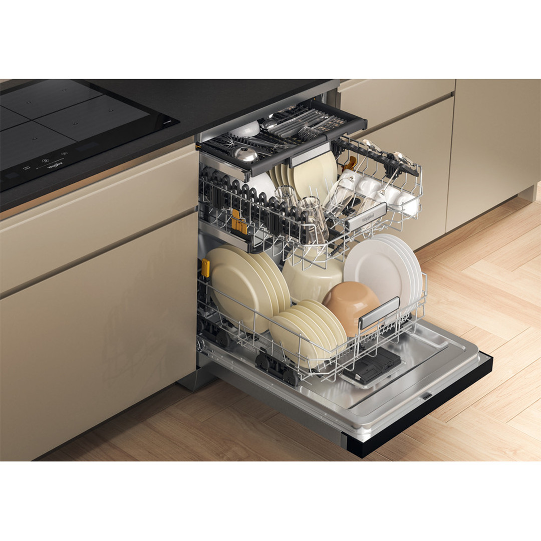 Whirlpool, 15 komplektų talpa, nerūdijančio plieno - Indaplovė