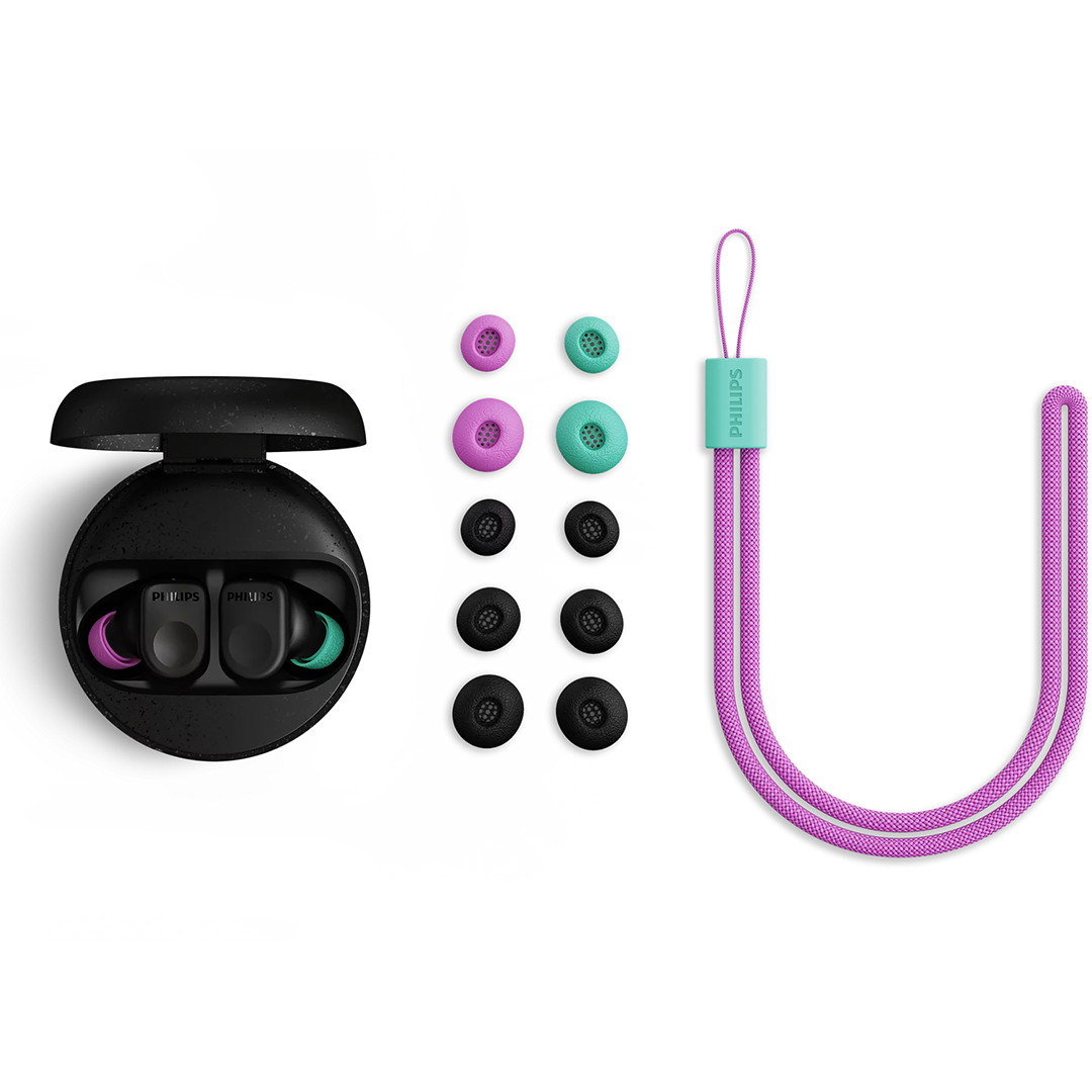 Philips The Buds TAMS3, black - True wireless headphones