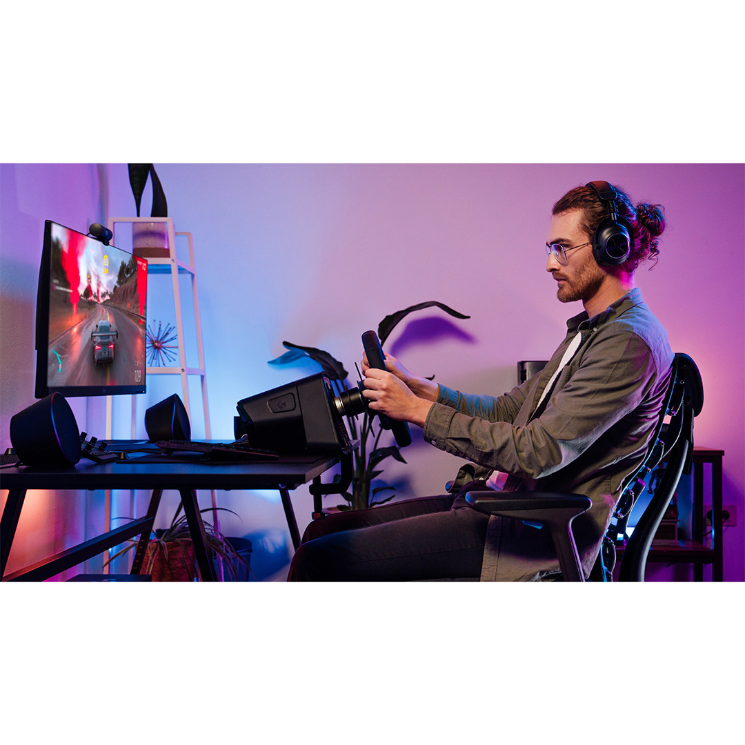 Logitech G Pro Racing Wheel, PC/XBOX, juodas - Žaidimų vairo komplektas