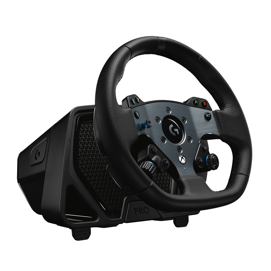 Logitech G Pro Racing Wheel, PC/XBOX, juodas - Žaidimų vairo komplektas