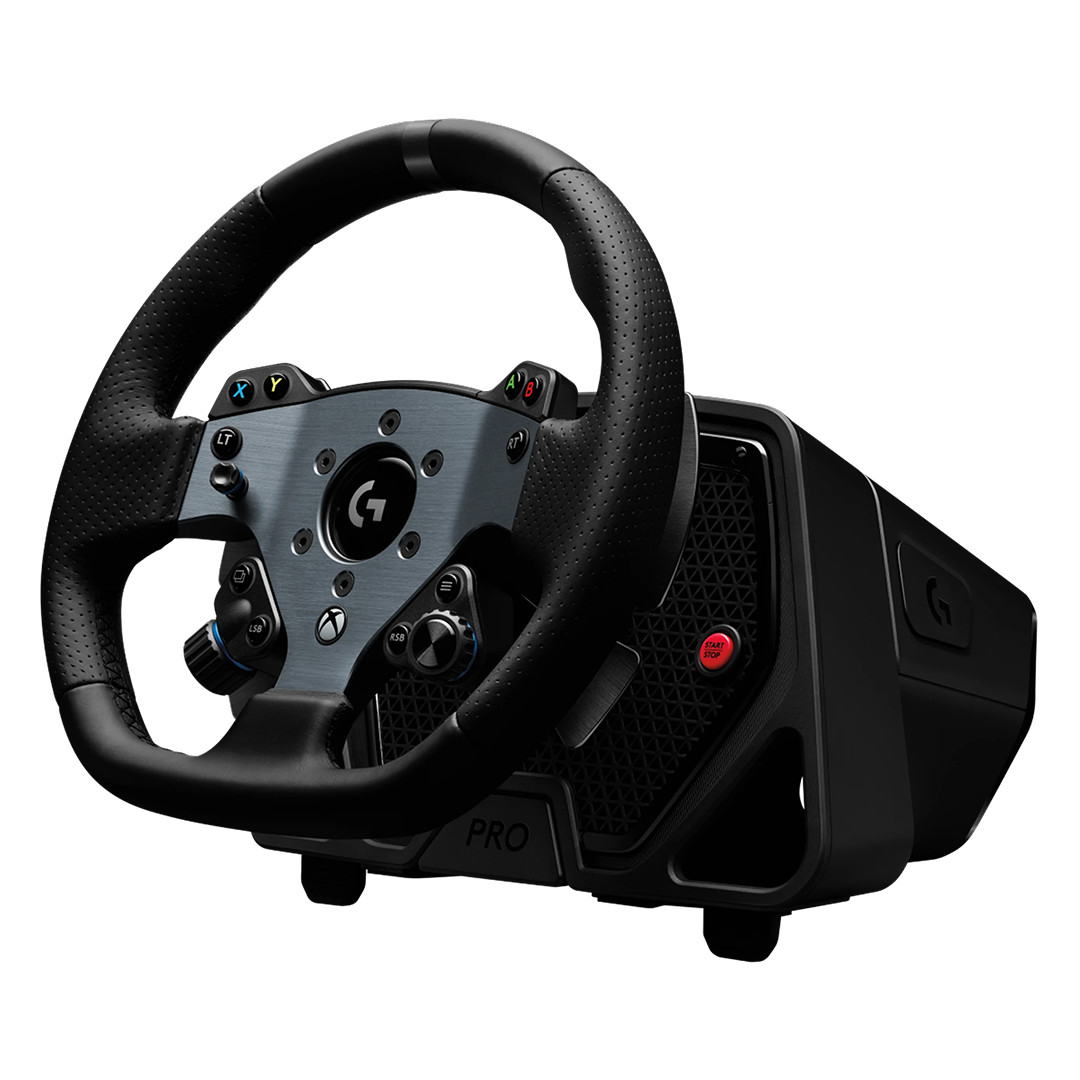 Logitech G Pro Racing Wheel, PC/XBOX, juodas - Žaidimų vairo komplektas