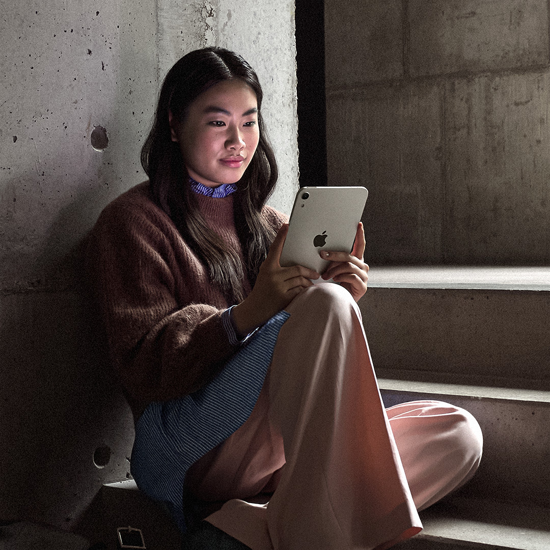 Apple iPad Mini (A20 Pro), 128 GB, WiFi + 5G, smėlio spalvos - Planšetinis kompiuteris