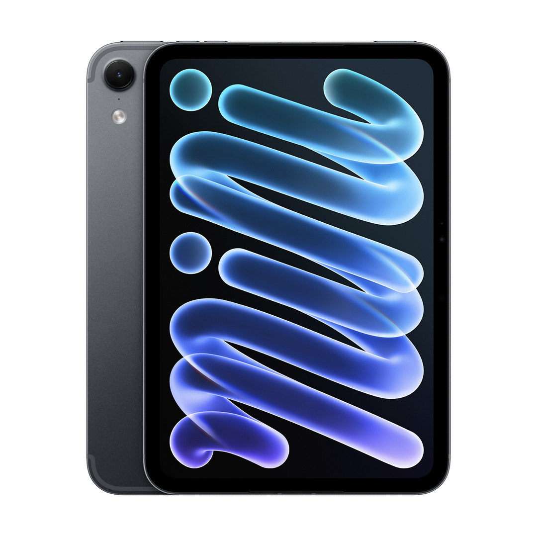 Apple iPad Mini (A20 Pro), стекло с нанотекстурой, 256 ГБ, WiFi + 5G, черный - Планшет