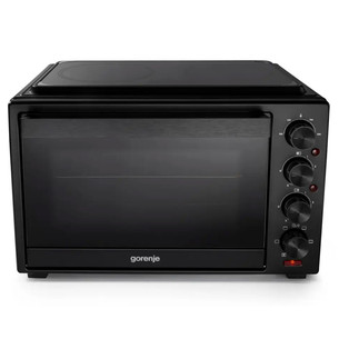 Gorenje, 38 л, 3500 Вт, черный - Мини-духовка OM38GBC