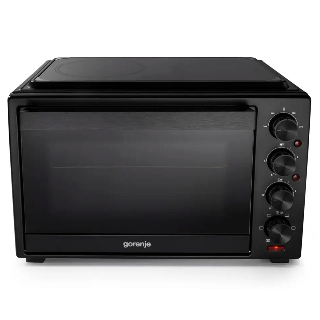 Gorenje, 38 л, 3500 Вт, черный - Мини-духовка