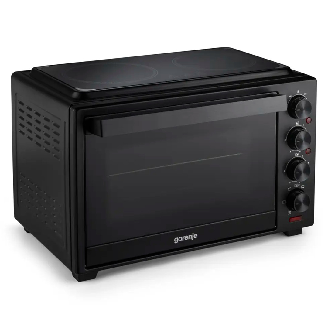 Gorenje, 38 л, 3500 Вт, черный - Мини-духовка